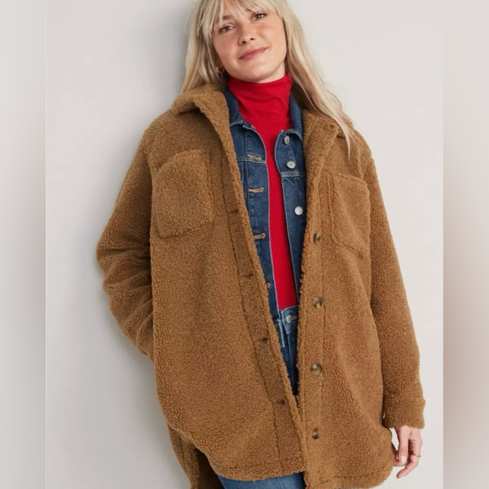 Old Navy Women’s Sherpa Utility Shacket
